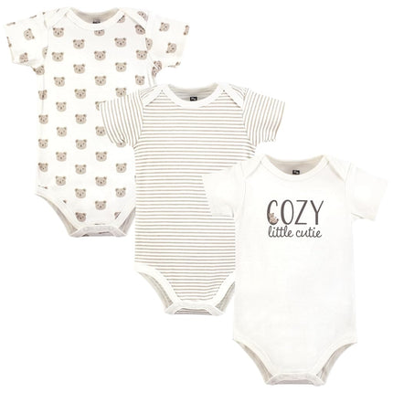 Hudson Baby Unisex Baby Cotton Bodysuits, Cozy Cutie, Preemie