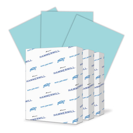 Hammermill Colored Paper, 20 lb Blue Printer Paper