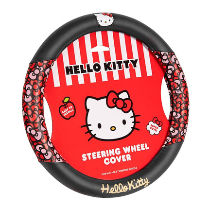 Sanrio Hello Kitty Bows Car Steering Wheel Cover, 