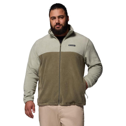 Columbia Men's Steens Mountain Full Zip 2.0, Safari/Stone Green, 2X
