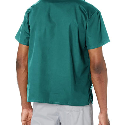 Dickies EDS Signature Scrubs for Women, V-Neck Womens Tops in Soft Brushed Poplin 86706, Hunter, XXL Plus