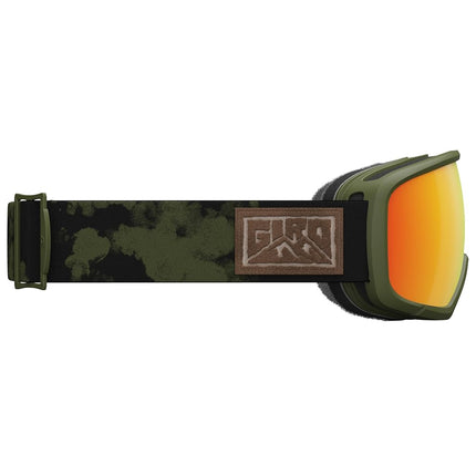 Giro Ringo Snow Goggles - Trail Green Clouddust - Vivid Ember Lens - One Size