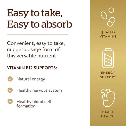 Solgar Vitamin B12 1000 µg Nuggets 100 Nuggets