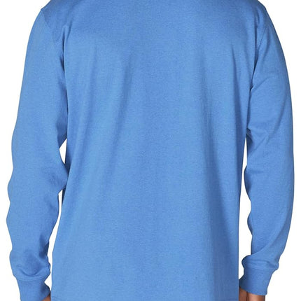Carhartt Men's Dearborn Loose LS T-Shirt, Deep Workwear Blue Heather, XXXXXL