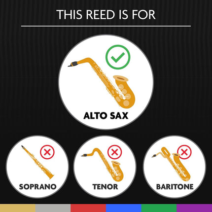 Légère Reeds - Alto Saxophone Reed, American Cut, Strength 2.00 (ASA2.00) - Premium Synthetic Woodwind Reed