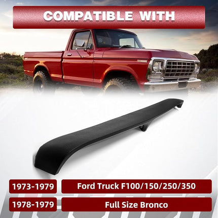 HECASA BLACK REPLACEMENT Dashboard Mat Fits Ford F100 F150 F250 F350 Bronco 1973-1979