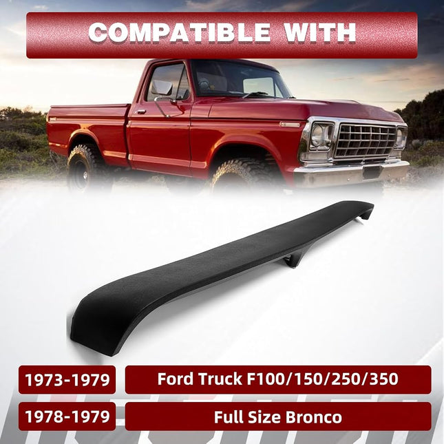 HECASA BLACK REPLACEMENT Dashboard Mat Fits Ford F100 F150 F250 F350 Bronco 1973-1979