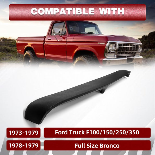 HECASA BLACK REPLACEMENT Dashboard Mat Fits Ford F100 F150 F250 F350 Bronco 1973-1979
