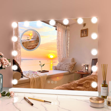 GAOMON 2024 New Vanity Mirror with Lights, Elegant