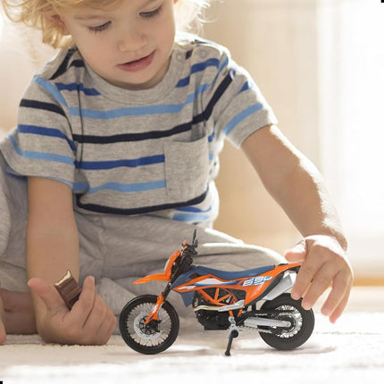 Risopen 1:12 Dirtbike Model Motorcycle Toy Compatible for KTM 690 SMCR