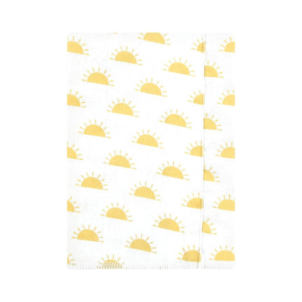 Hudson Baby Unisex Baby Cotton Flannel Burp Cloths, Desert Cactus 7-Pack, One Size
