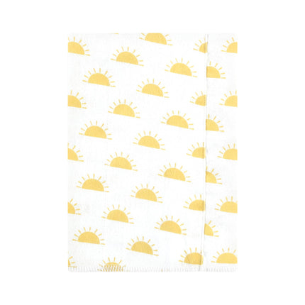 Hudson Baby Unisex Baby Cotton Flannel Burp Cloths, Desert Cactus 7-Pack, One Size