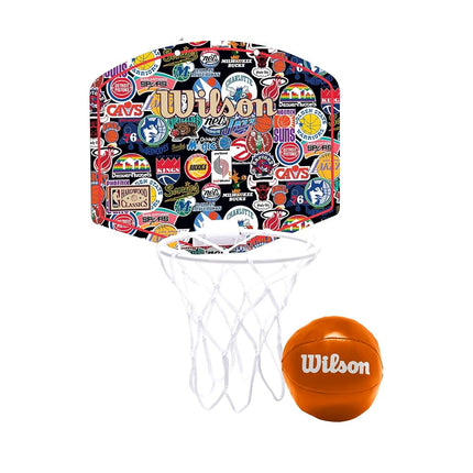 Wilson NBA Team Retro Mini Hoop, Multi