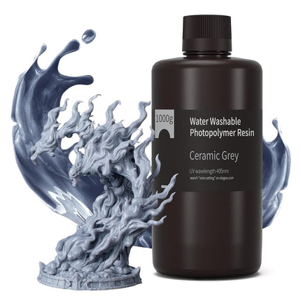 ELEGOO Water Washable 3D Printer Resin 1.0, Cerami