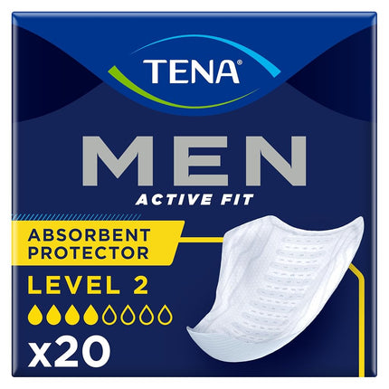 TENA Men Level 2 - Pack of 20 Incontinence Pads