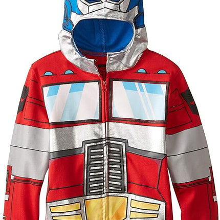 Sudadera con capucha de Transformers para niños, personaje de Optimus Prime - rojo - extragrande (18) EE. UU.