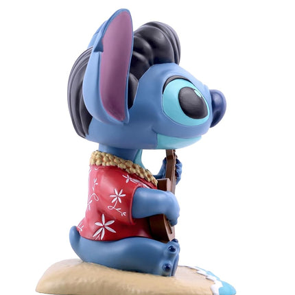 NECA Disney's Lilo & Stitch 6.5" Blue Hawaiian Elvis Stitch Head Knocker Bobblehead