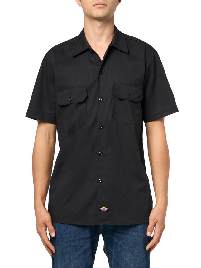 Dickies Men's Flex Slim Fit Short Sleeve Work Shir