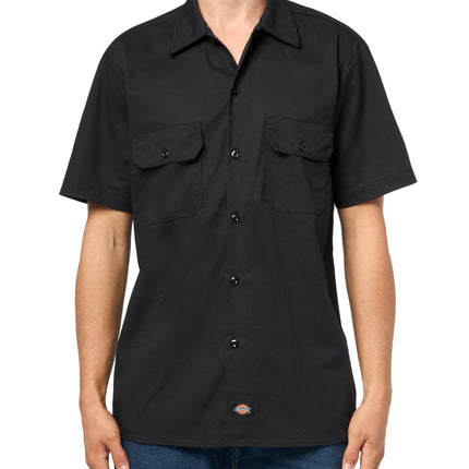 Dickies Men's Flex Slim Fit Short Sleeve Work Shir
