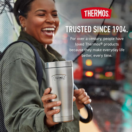THERMOS ICON Series 16 oz Stainless Steel Tumbler Matte Steel