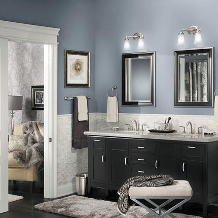 Moen YB2862BN Eva Bath Lighting, Brushed Nickel by
