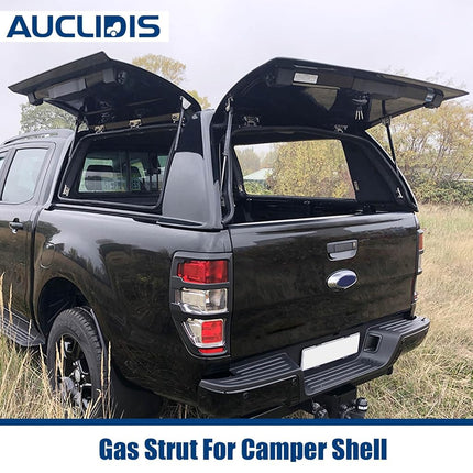 C16-02622 GSNI-5200-30 17 inch 28lb/125N Gas Strut Shock Spring Lift Support for Leer Camper Shell Truck Topper Cap Canopy Door Window Toolbox Snugtop Replacement Parts, C1615041 C1615070, Set of 2