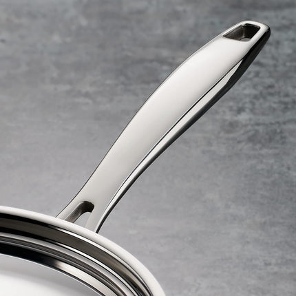 Tramontina 3-ply clad Stainless Steel Sauce pan with lid, Induction Safe, Dishwasher Safe, NSF Certified, Made in Brazil