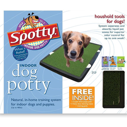 Spotty Indoor Potty Pad, House Training Pet Puppy Dog Artificial Grass Turf Pee Mat