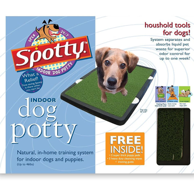 Spotty Indoor Potty Pad, House Training Pet Puppy Dog Artificial Grass Turf Pee Mat