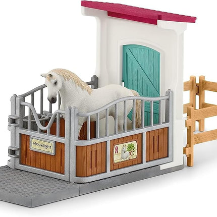 Schleich Horse Club - 21Pc Horse Stall Extension Playset - Kids 5+ | 42569