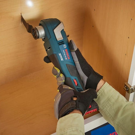 BOSCH GOP18V-34B12 18V Brushless StarlockPlus® Oscillating Multi-Tool Kit with (1) 2 Ah Standard Power Battery