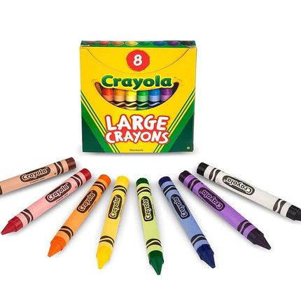CRAYOLA LARGE SIZE TUCK BOX 8PK