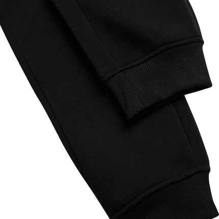 Southpole Boys' Active Basic Fleece Jogger Pants, Black, Medium