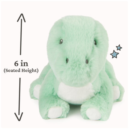 GUND Peluche de dinosaurio Fern, animales de peluche para bebés y niños pequeños, verde, 25.4 cm