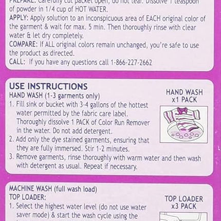 Carbona Color Run Remover