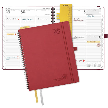 POPRUN Planner 2026-2027 (Large - 8.5'' x 10.5'') 