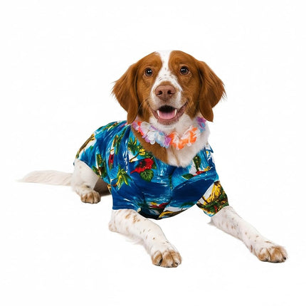 Rubies Official Largeulau Shirt and Hawaiian Lei Pet Dog Costume Halloween Halloween