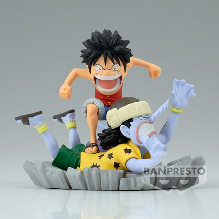 BANPRESTO ONE Piece World COLLECTABLE Figure Log Stories - Monkey D. Luffy VS Arlong