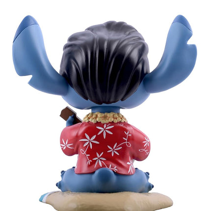 NECA Disney's Lilo & Stitch 6.5" Blue Hawaiian Elvis Stitch Head Knocker Bobblehead