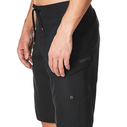 Quiksilver Men's Manic 22 Inch Length Cargo Pocket Boardshort Swim Trunkmanic 55.88 ?????????????manic 55.8 Cm ?? fashion board shorts, Black 2015, 38 UK