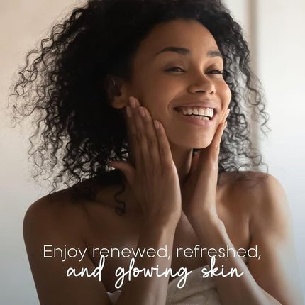 Mascarilla facial de láminas con ácido hialurónico y colágeno Skin Aesthetics - Reafirmante, Antiedad, Hidratante y Rellenadora - Cuidado de la piel coreano probado por dermatólogos - Cosmética limpia, Sin crueldad animal - 5 mascarillas