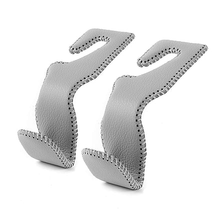 Headrest Hooks for Car, Back Seat Organizer Gray L