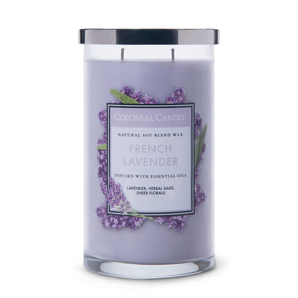 Colonial Candle French Lavender Scented Jar Candle