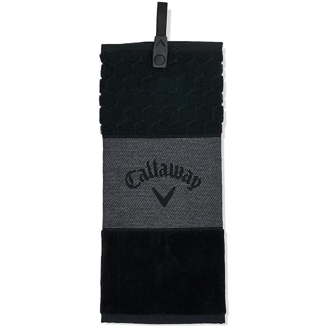 Callaway Golf Tri Fold Towel 2023 Black
