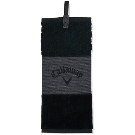 Callaway Golf Tri Fold Towel 2023 Black