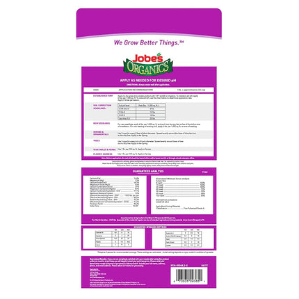 Jobe's Organics 9365 Fertilizer, 6 lb, Garden Lime