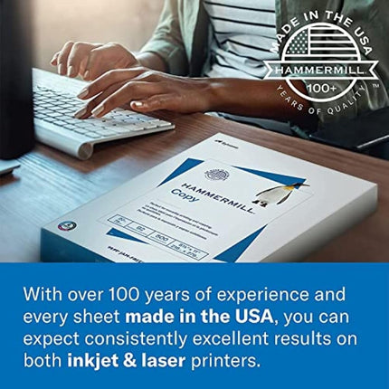 Hammermill Paper, Color Copy Digital, 28lb, 8.5 x 11, Letter, 100 Bright, 500 Sheets / 1 Ream (102467R), Made in the USA