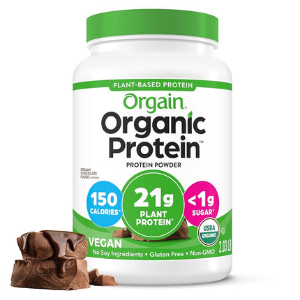 Orgain Organic Vegan Protein Powder, Creamy Chocol