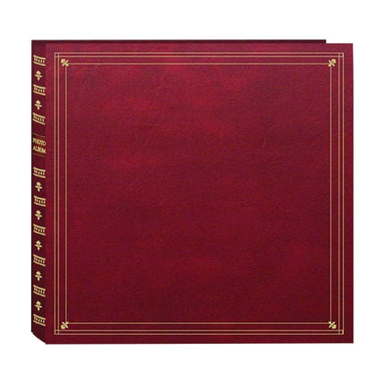 Large Page 3.5x5 Memo Pkt Photo Album, Burgundy