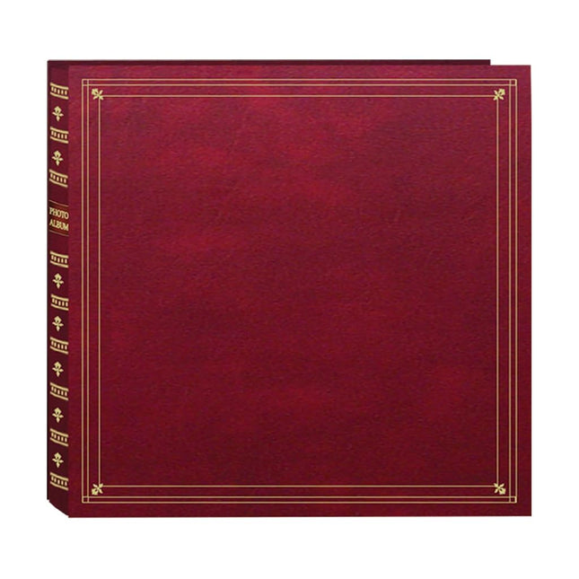 Large Page 3.5x5 Memo Pkt Photo Album, Burgundy